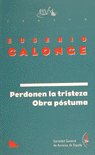 PERDONEN LA TRISTEZA.OBRA POSTUMA-SGAE: portada