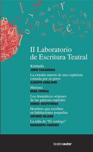 II Laboratorio de Escritura Teatral: portada