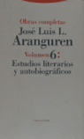 ESTUDIOS LITERARIOS Y AUTOBIOGRáFICOS: portada