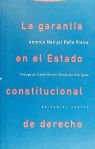 LA GARANTíA EN EL ESTADO CONSTITUCIONAL DE DERECHO: portada