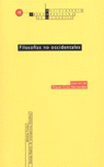 FILOSOFíAS NO OCCIDENTALES: portada