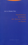 FUNDAMENTOS DOCTRINALES DEL DERECHO SOCIAL EN ESPAñA: portada