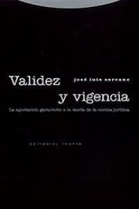 VALIDEZ Y VIGENCIA: portada