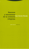 RAZONES Y SINRAZONES DE LA CREENCIA RELIGIOSA: portada