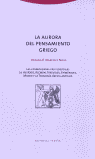 LA AURORA DEL PENSAMIENTO GRIEGO: portada