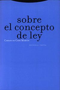 SOBRE EL CONCEPTO DE LEY: portada