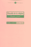 FILOSOFA DE LA RELIGIN: portada