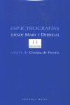 ESPECTROGRAFAS (DESDE MARX Y DERRIDA): portada