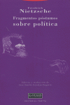 FRAGMENTOS PóSTUMOS SOBRE POLíTICA: portada