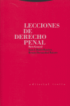 LECCIONES DE DERECHO PENAL: portada