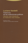 TRASTORNOS DE LAS INSTITUCIONES POLíTICAS: portada