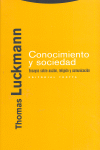 CONOCIMIENTO Y SOCIEDAD: portada