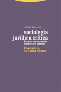 SOCIOLOGíA JURíDICA CRíTICA: portada