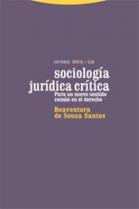 SOCIOLOGA JURDICA CRTICA: portada