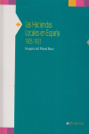 HACIENDAS LOCALES EN ESPAñA 1905-1931,LAS: portada
