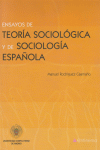 ENSAYOS DE TEORIA SOCIOLOGICA Y SOCIOLOGIA ESPAñOLA: portada