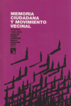 MEMORIA CIUDADANA Y MOVIMIENTO VECINAL: portada