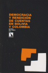 DEMOCRACIA Y RENDICION CUENTAS EN BOLIVIA Y COLOMBIA: portada