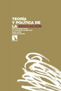 Teoría y política de la educación: portada