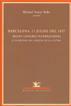 BARCELONA, 11 JULIOL DEL 1937: portada