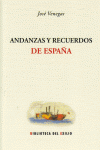 ANDANZAS Y RECUERDOS DE ESPAA: portada