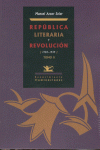 REPBLICA LITERARIA Y REVOLUCIN: portada