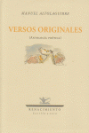 VERSOS ORIGINALES: portada