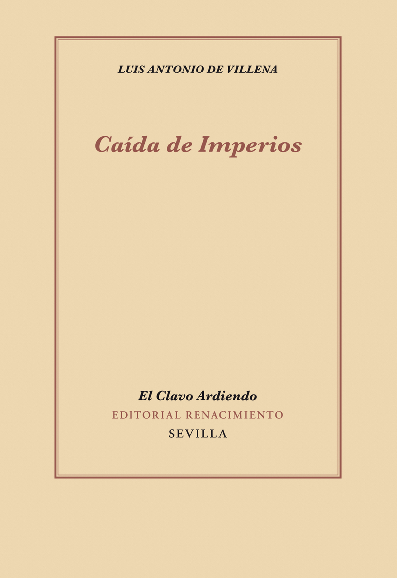 Caída de imperios: portada