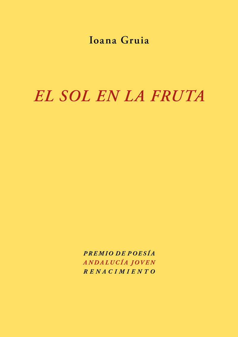 El sol en la fruta: portada