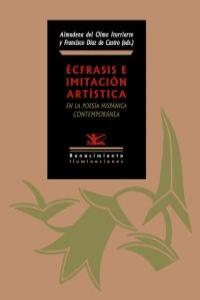 Écfrasis e imitación artística en la poesía hispánica contem: portada