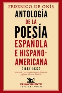 Antologa de la poesa espaola e Hispanoamericana (1882-193: portada