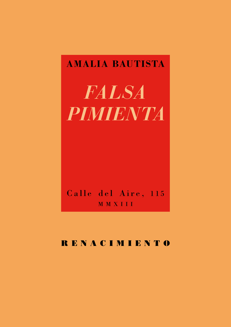 Falsa pimienta: portada