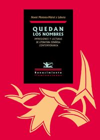 Quedan los nombres: portada