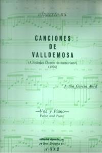 CANCIONES DE VALLDEMOSA 2ªED: portada