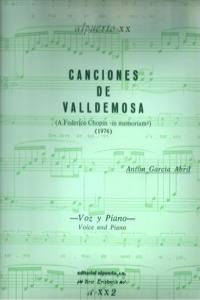 CANCIONES DE VALLDEMOSA 2ED: portada