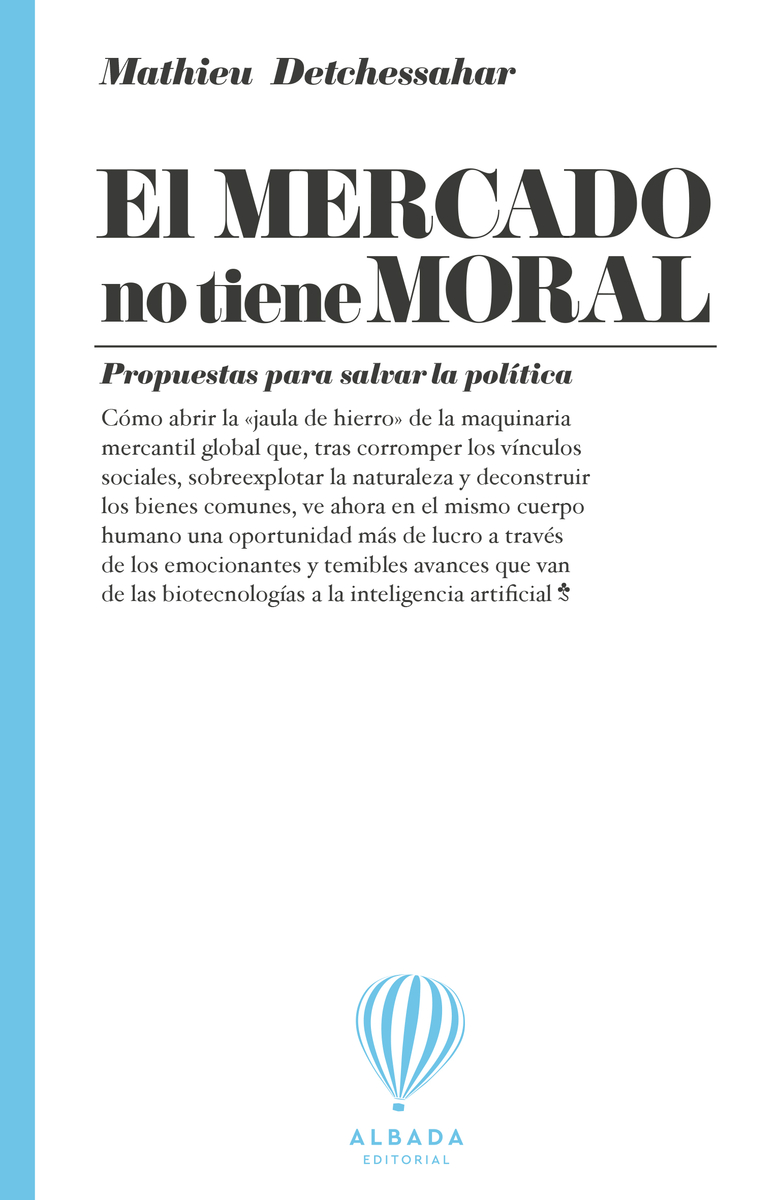 El mercado no tiene moral: portada