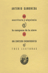 ESCRITURA Y ALQUIMIA & LA CAMPANA DE LA NIEVE: portada