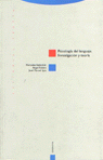 PSICOLOGíA DEL LENGUAJE: portada