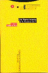 DEL RENACIMIENTO A LA ILUSTRACIóN I: portada