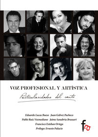 VOZ PROFESIONAL Y ARTSTICA.PARTICULARIDADES DEL CANTO: portada