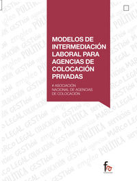 MODELOS DE INTERMEDIACION LABORAL PARA AGENCIAS DE COLOCACIO: portada