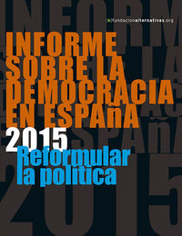 Informe sobre la Democracia en Espaa 2015: portada