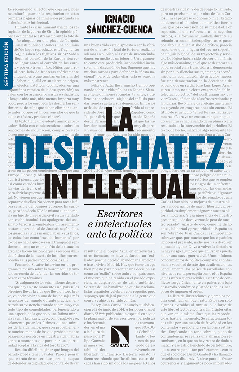 La desfachatez intelectual (7 ed. ampliada): portada