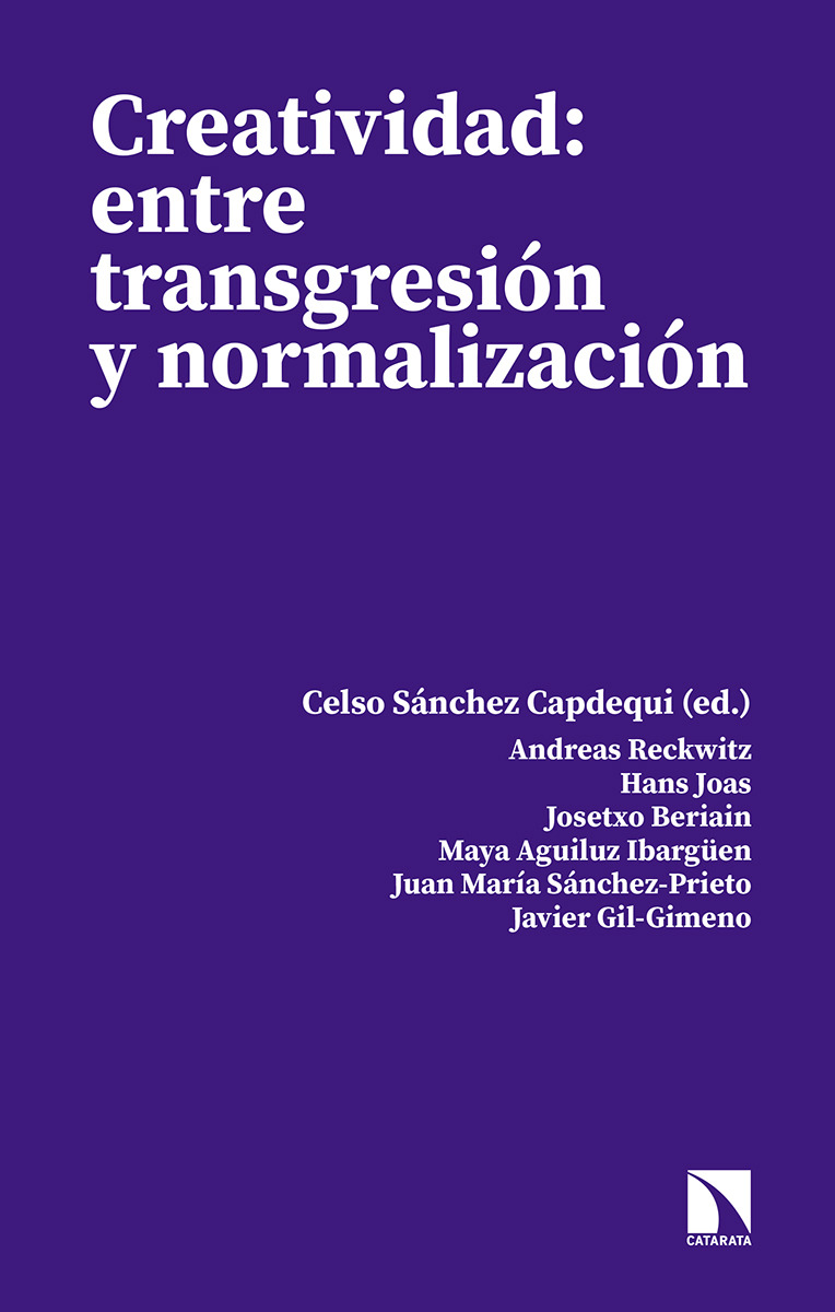 CREATIVIDAD: ENTRE TRANSGRESIN Y NORMALIZACIN: portada