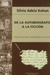 DE LA AUTOBIOGRAFIA A LA FICCION: portada