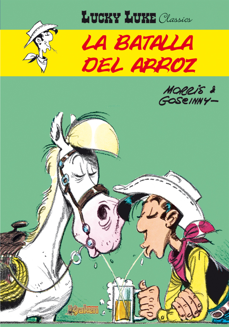 LUCKY LUKE. LA BATALLA DEL ARROZ.: portada