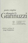 POESIA COMPLETA GIANNUZZI: portada