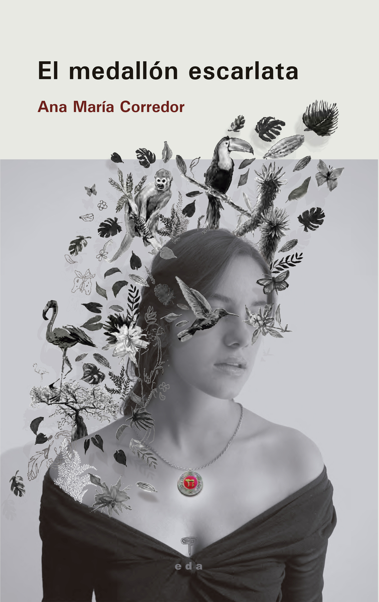 El medallón escarlata: portada