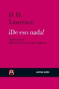 ¡DE ESO NADA!: portada