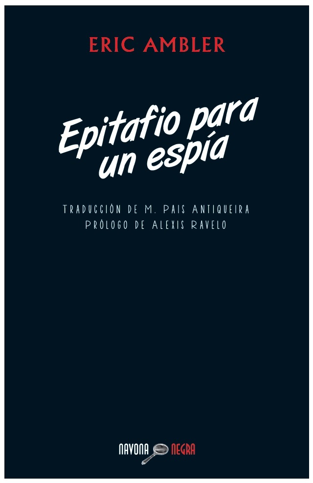 Epitafio para un espía: portada